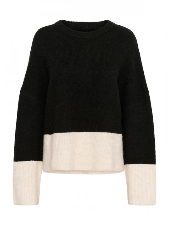 Foto van product CULTURE Trui beige / zwart