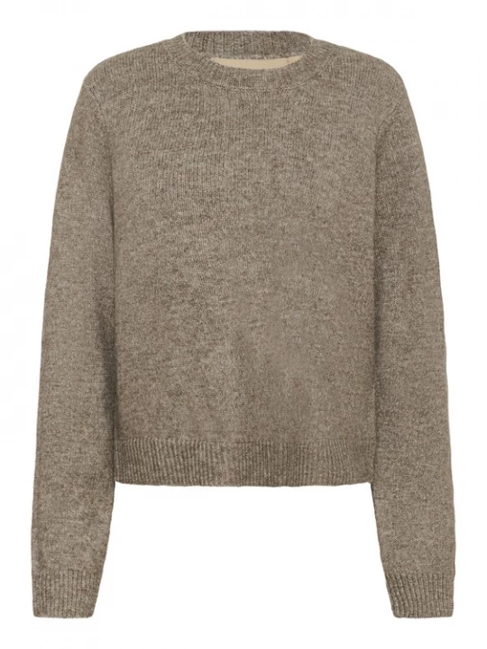 Foto van product CULTURE Trui 'CU Osana' beige gemêleerd