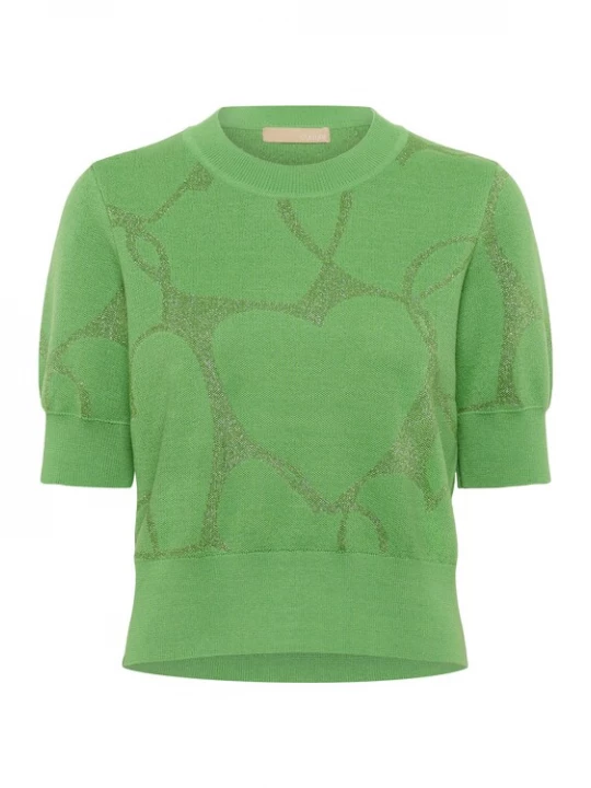Foto van product CULTURE Trui 'Hearty' goud / groen