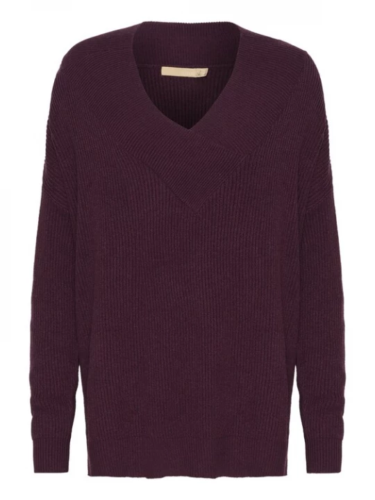 Foto van product CULTURE Trui 'Olivia' bordeaux