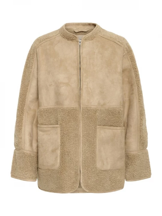 Foto van product CULTURE Tussenjas 'CUbenedicta' beige