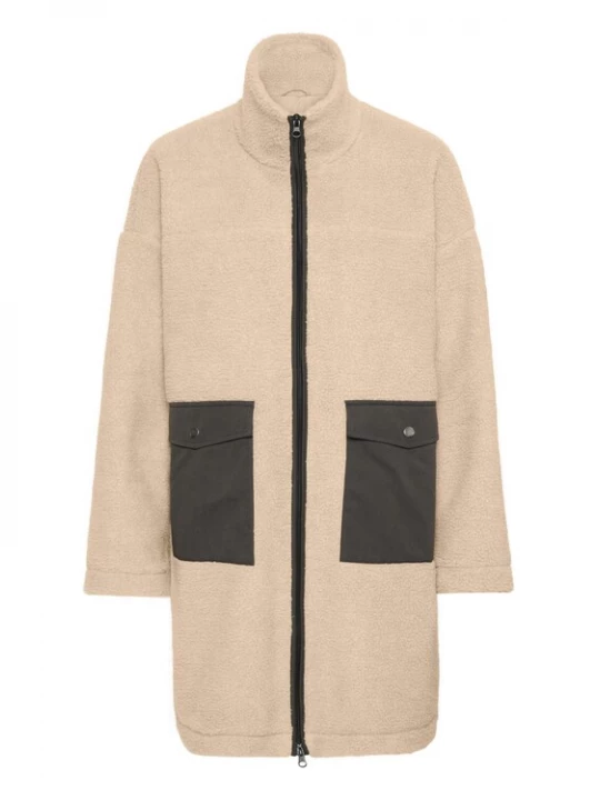 Foto van product CULTURE Tussenjas 'Tally' beige / zwart