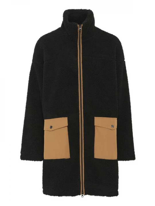 Foto van product CULTURE Tussenjas 'Tally' camel / zwart