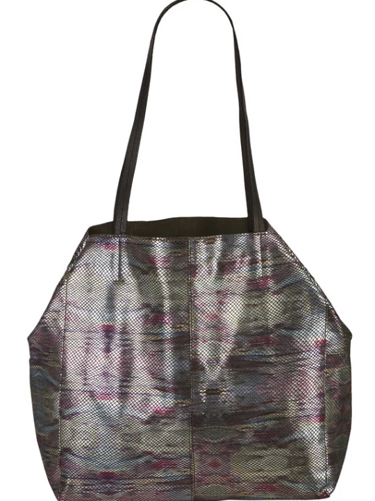 Foto van product Curuba Shopper 'Lucky' blauw / lichtgroen / pink / zwart