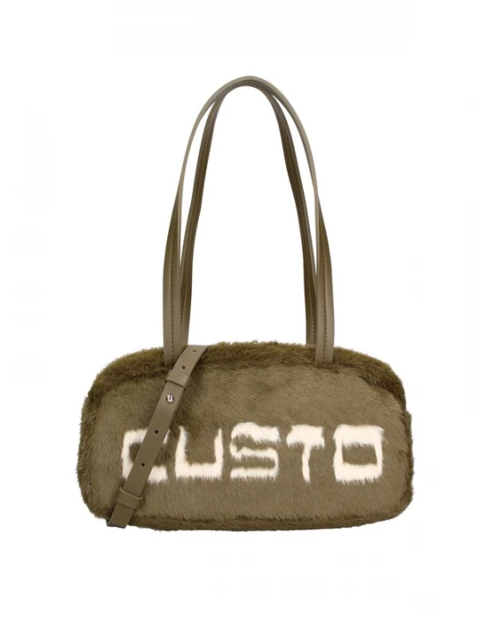 Foto van product Custo Barcelona Schoudertas donkergroen / wit