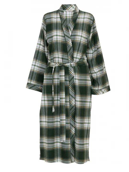 Foto van product Cyberjammies Ochtendjas 'Fern' crème / groen / donkergroen / offwhite