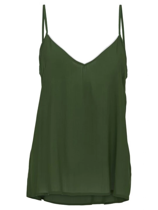 Foto van product Cyberjammies Top 'Charlie Cami' donkergroen