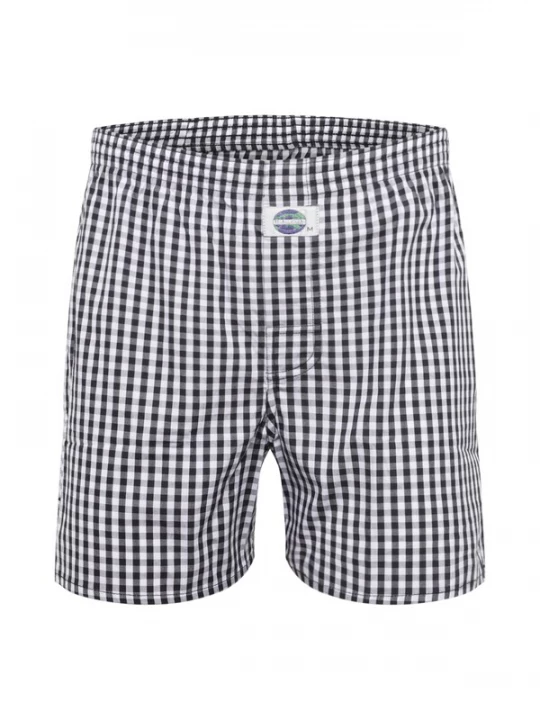 Foto van product D.E.A. International Boxershorts zwart / wit D.E.A.L International