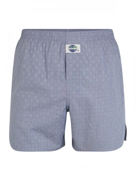 Foto van product D.E.A.L International Boxershorts 'Check' marine / smoky blue