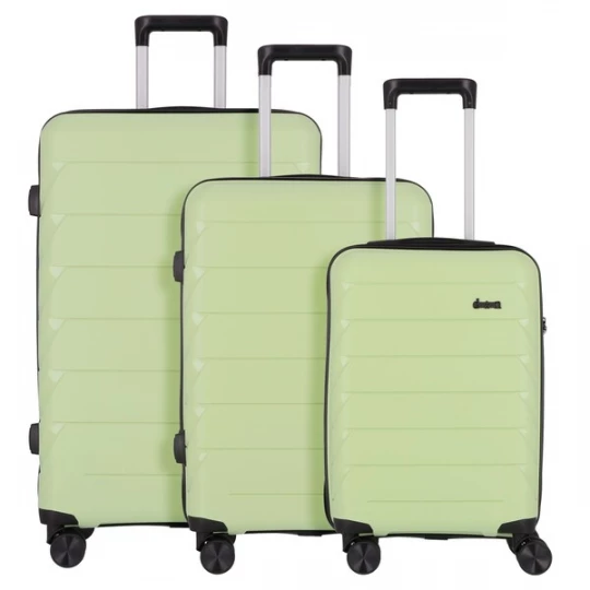 Foto van product D&N Kofferset 'Travel Line 4100' pastelgroen