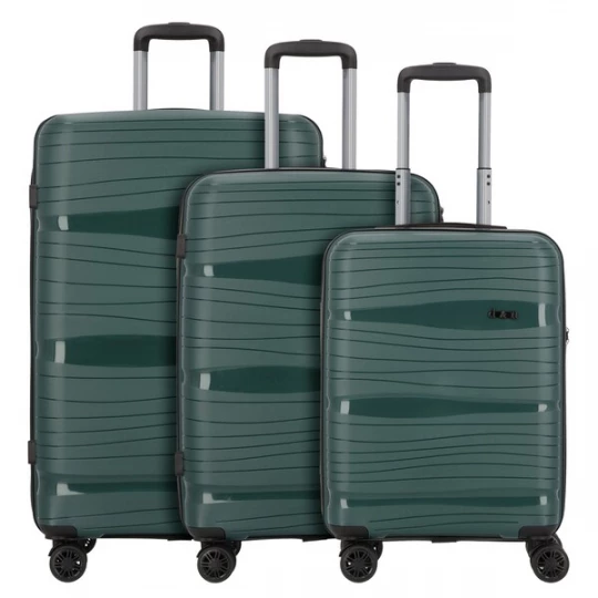 Foto van product D&N Kofferset 'Travel Line 4300' donkergroen
