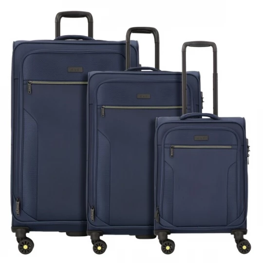 Foto van product D&N Kofferset 'Travel Line 9704' blauw / nachtblauw