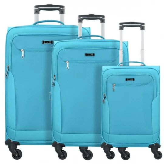 Foto van product D&N Kofferset turquoise / lichtgroen