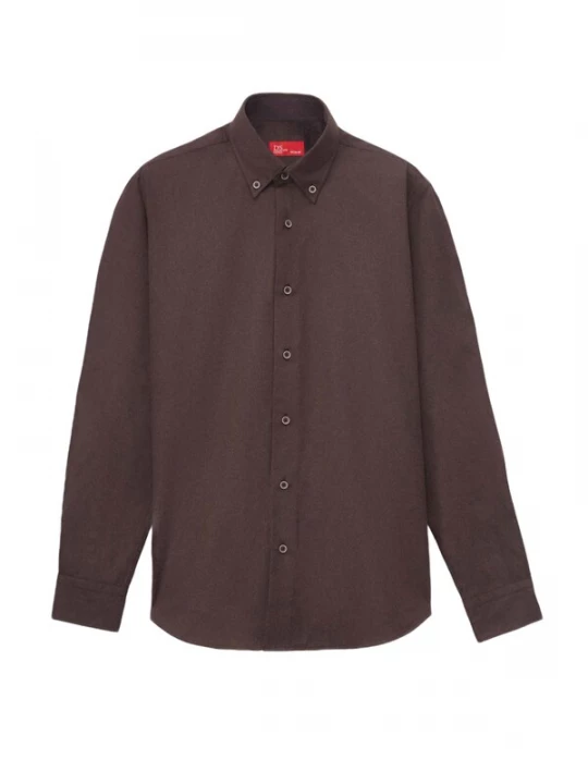 Foto van product D’S Damat Overhemd bruin D'S Damat