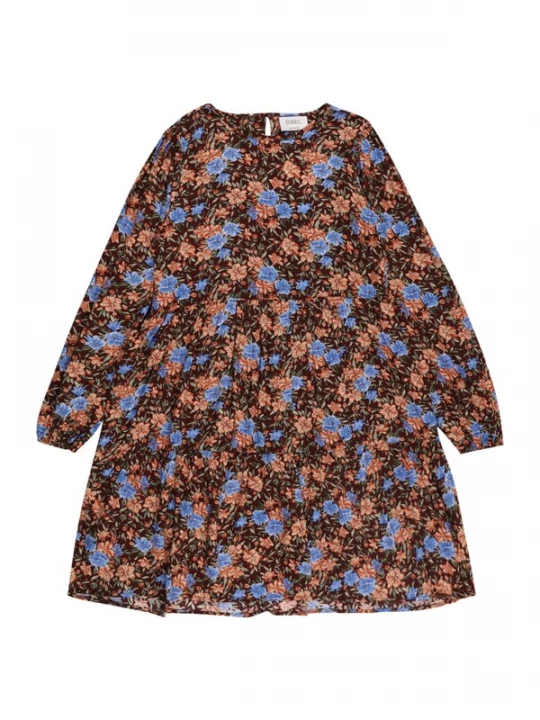 Foto van product D-XEL Jurk 'EIMY' bruin / gemengde kleuren