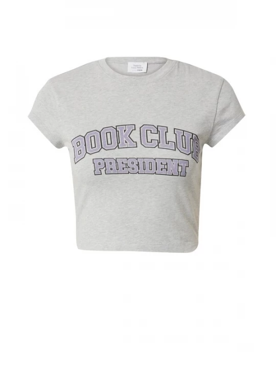 Foto van product Daahls by Emma Roberts exclusively for ABOUT YOU Shirt 'Cara' grijs / pastellila / zwart