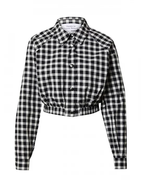 Foto van product Daahls by Emma Roberts exclusively for ABOUT YOU Tussenjas 'Liz' zwart / wit