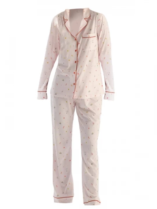 Foto van product Dagi Pyjama geel / groen / rosa / wijnrood
