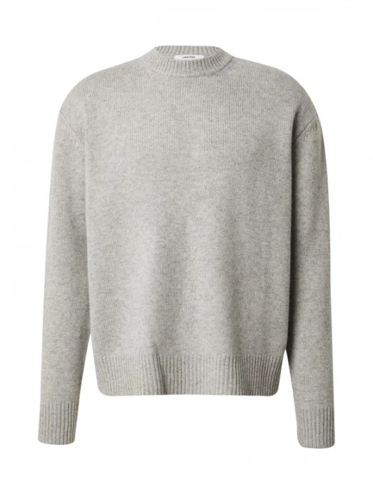 Foto van product DAN FOX APPAREL Trui 'The Essential' grijs gemêleerd