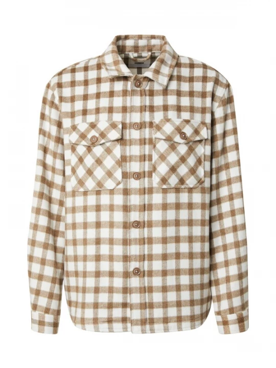 Foto van product DAN FOX APPAREL Tussenjas 'Benjamin' karamel / offwhite