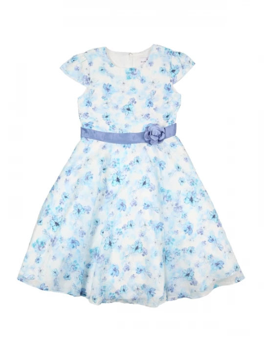 Foto van product Danamade Jurk blauw / wit