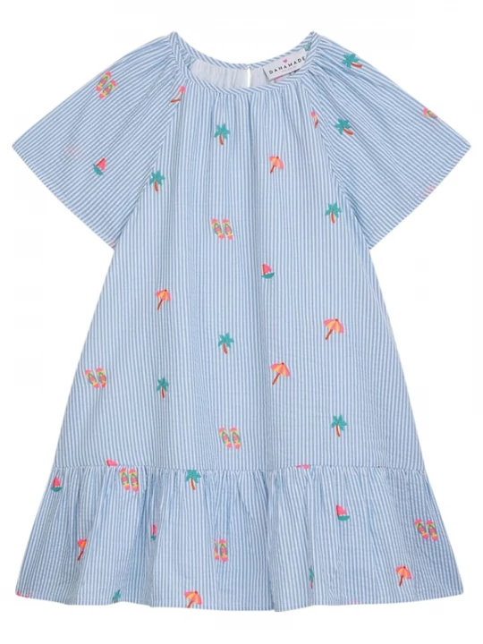 Foto van product Danamade Jurk 'DANAMADE DJANE' blauw / gemengde kleuren