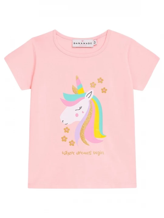 Foto van product Danamade Shirt 'DANAMADE DCAROLINE' gemengde kleuren / rosa