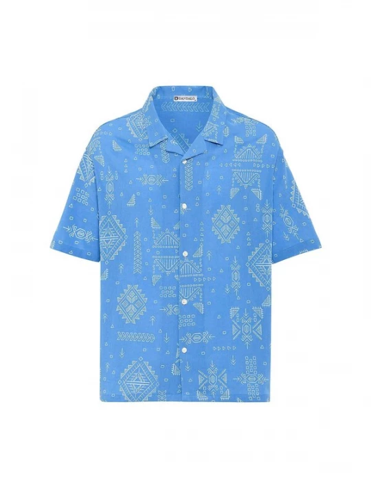 Foto van product Dandalo Overhemd blauw / wit