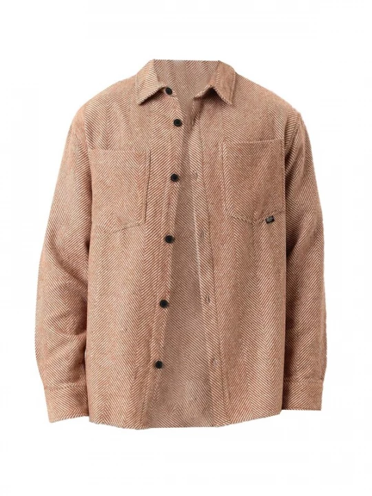 Foto van product Dandalo Overhemd camel / wit