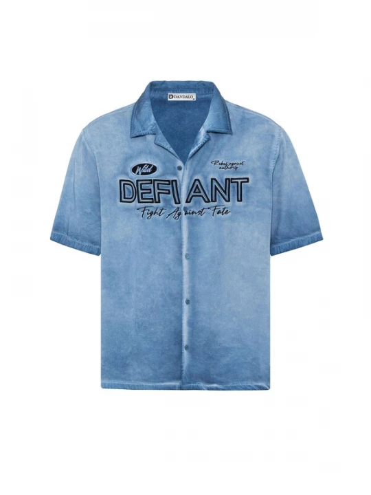 Foto van product Dandalo Overhemd indigo / zwart
