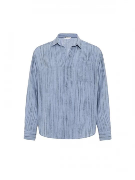 Foto van product Dandalo Overhemd navy / duifblauw