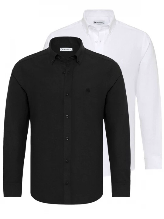 Foto van product Dandalo Overhemd zwart / wit