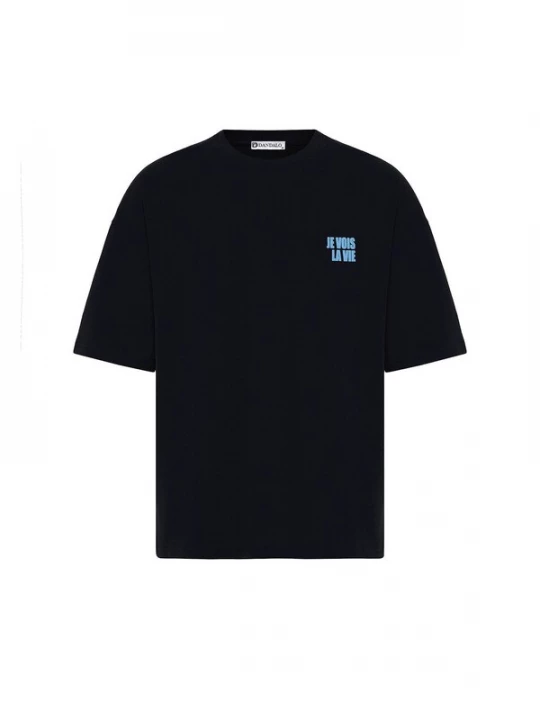 Foto van product Dandalo Shirt azuur / zwart / wit