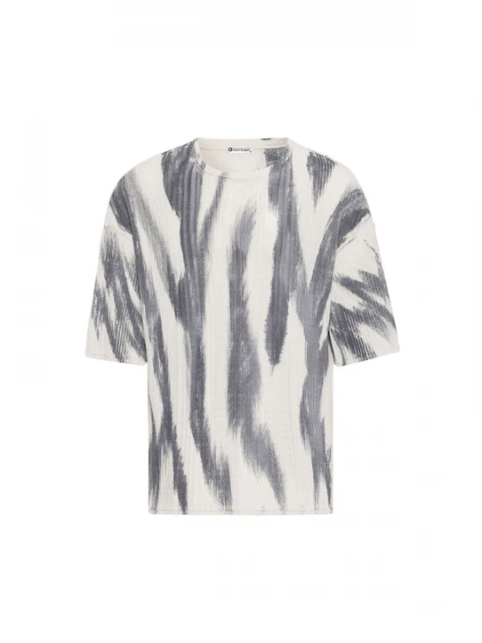 Foto van product Dandalo Shirt basaltgrijs / zwart / wit