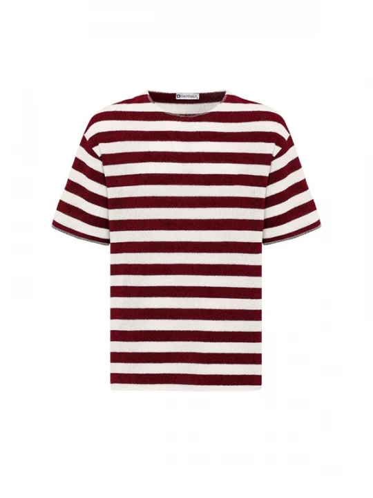 Foto van product Dandalo Shirt bordeaux / wit