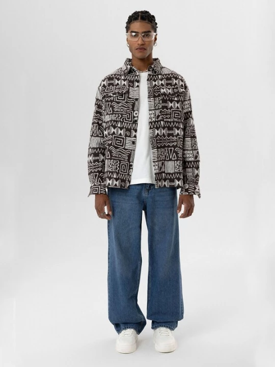 Foto van product Dandalo Shirt bruin / wit
