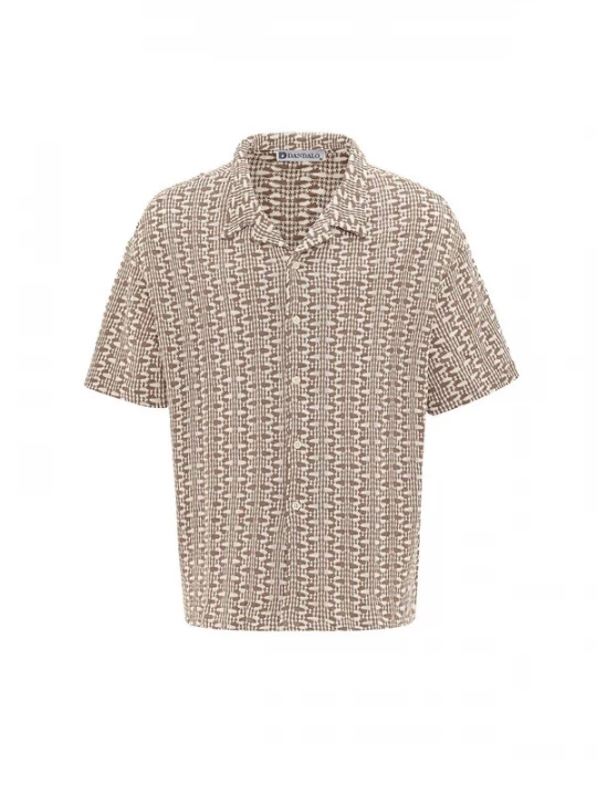 Foto van product Dandalo Shirt bruin / wit