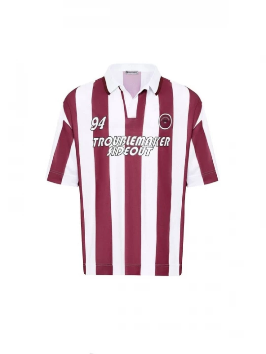 Foto van product Dandalo Shirt donkerrood / zwart / wit