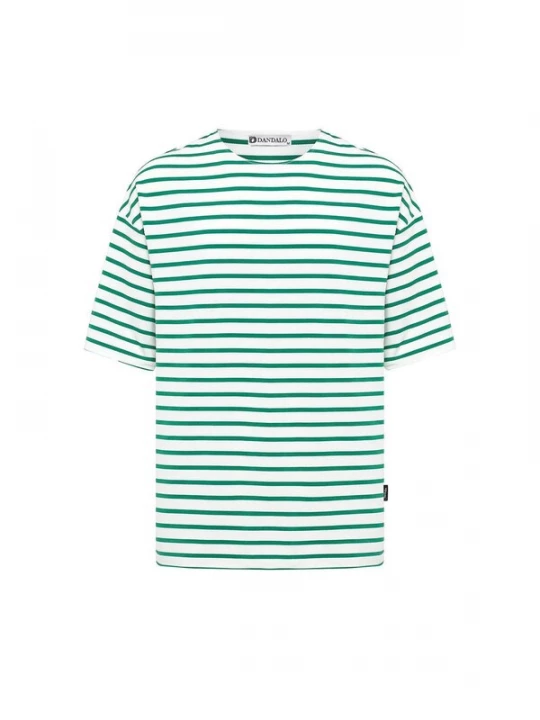 Foto van product Dandalo Shirt jade groen / wit