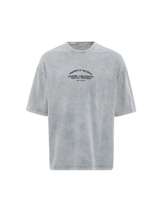 Foto van product Dandalo Shirt 'Jehuel' grijs / zwart