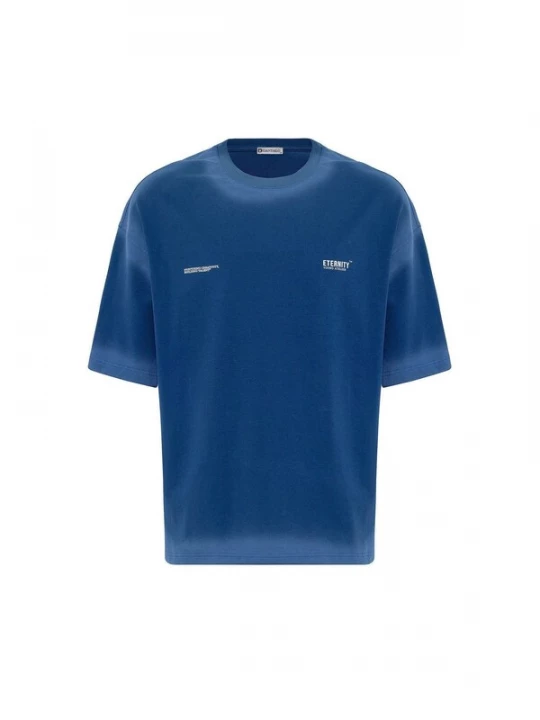 Foto van product Dandalo Shirt 'Olivier' indigo / smoky blue / wit