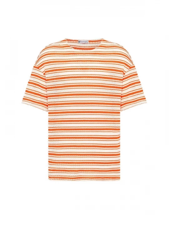 Foto van product Dandalo Shirt oranje / wit