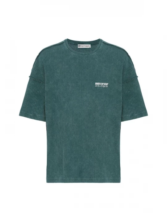 Foto van product Dandalo Shirt smaragd / wit