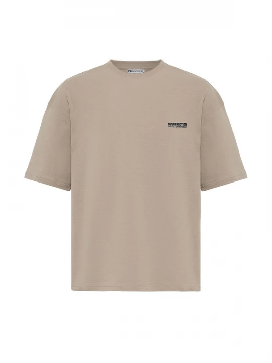 Foto van product Dandalo Shirt taupe / zwart / wit