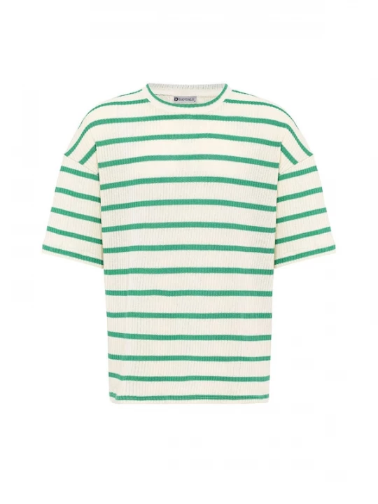 Foto van product Dandalo Shirt 'Wim' crème / groen