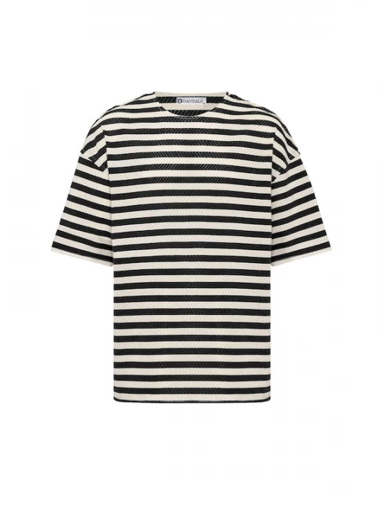 Foto van product Dandalo Shirt zwart / natuurwit