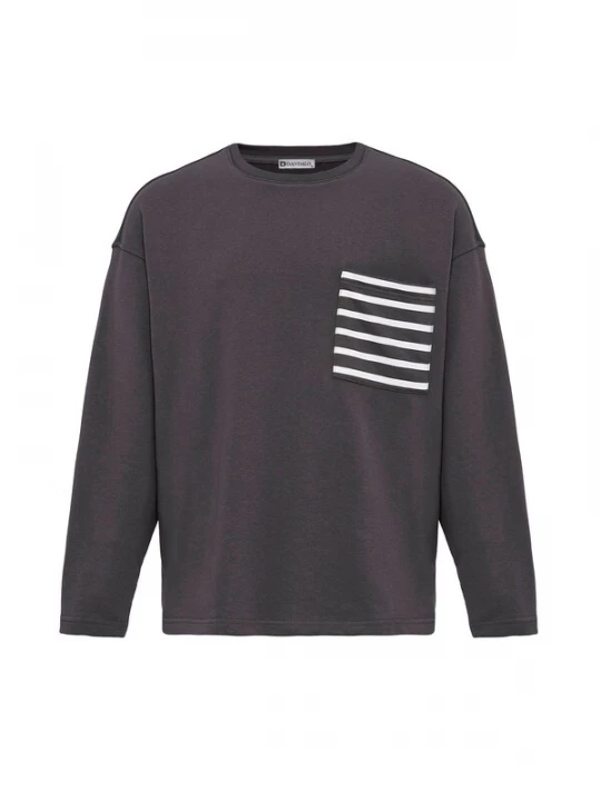 Foto van product Dandalo Sweatshirt duifblauw / wit