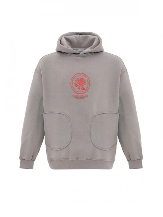 Foto van product Dandalo Sweatshirt grijs / oranjerood