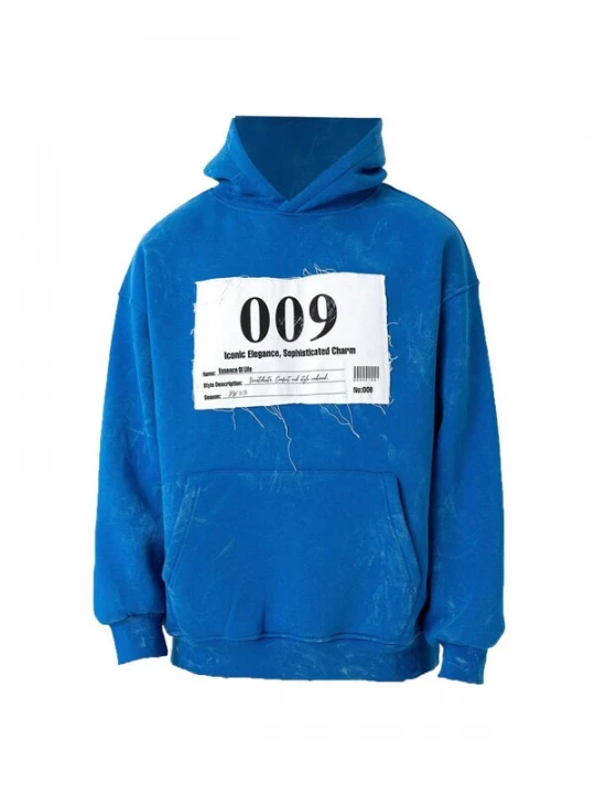 Foto van product Dandalo Sweatshirt 'Jonathan' royal blue / koningsblauw / zwart / wit