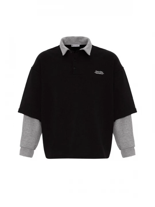 Foto van product Dandalo Sweatshirt lichtgrijs / zwart
